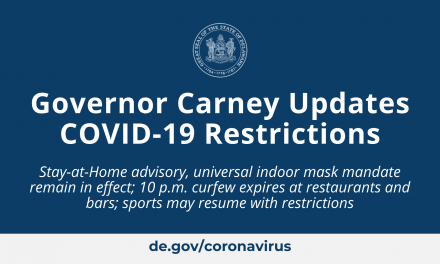 Governor Carney Updates COVID-19 Restrictions – State of Delaware News
